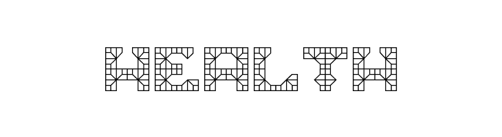 Knight Tiles Display Geometric Grout  Free Fonts Download