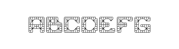 Knight Tiles Display Rounded Grout  Free Fonts Download