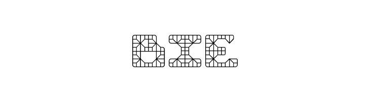 Knight Tiles Display Rounded Grout  Free Fonts Download