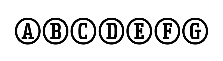 Uchrony Circle Regular  Free Fonts Download