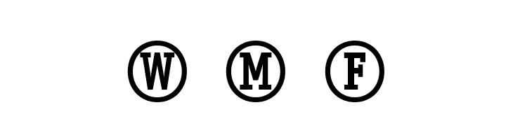 Uchrony Circle Regular  Free Fonts Download