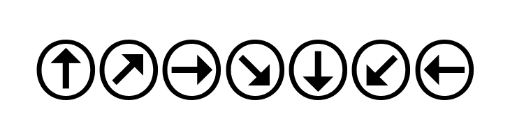 Uchrony Arrows Regular  Free Fonts Download