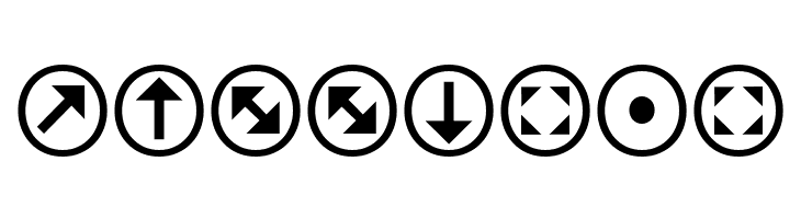 Uchrony Arrows Regular  Free Fonts Download