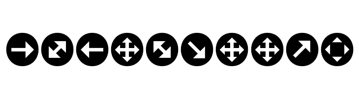 Uchrony Arrows Regular  Free Fonts Download