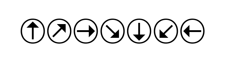 Uchrony Arrows Light  Free Fonts Download