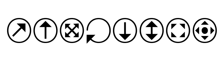 Uchrony Arrows Light  Free Fonts Download