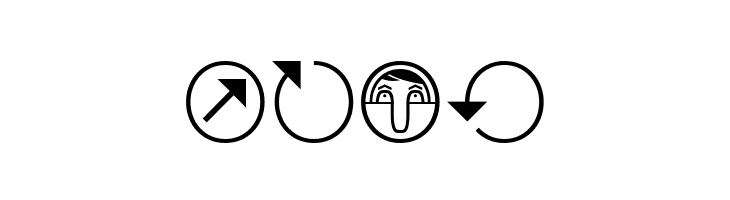 Uchrony Arrows Light  Free Fonts Download