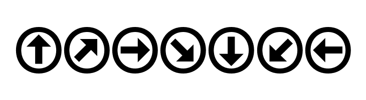 Uchrony Arrows Bold  Free Fonts Download