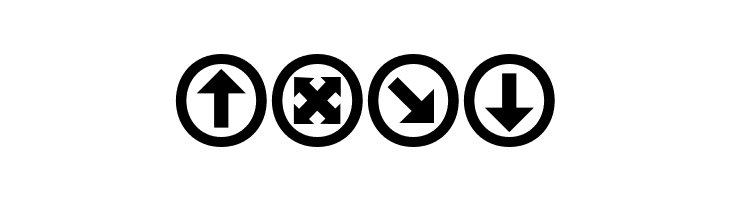 Uchrony Arrows Bold  Free Fonts Download