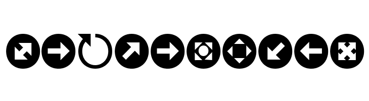 Uchrony Arrows Bold  Free Fonts Download