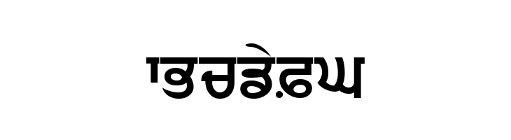 Punjabi  Bold  Free Fonts Download