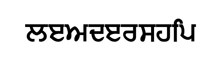 Punjabi  Bold  Free Fonts Download