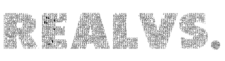 CharacterwithText-Regular  Free Fonts Download