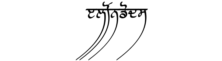 Lanma Script Medium  Free Fonts Download