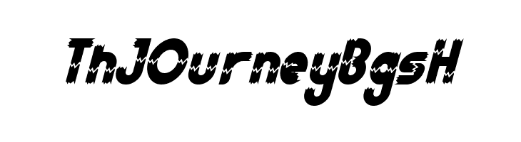 Broken Trunk Demo Italic  Free Fonts Download