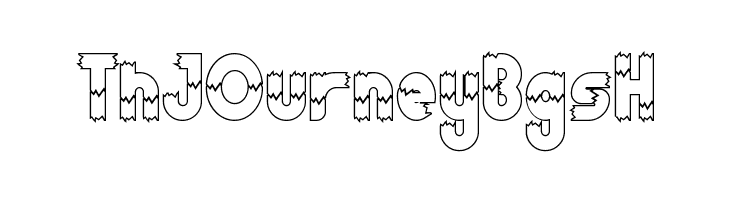 Broken Trunk Demo Outline  Free Fonts Download