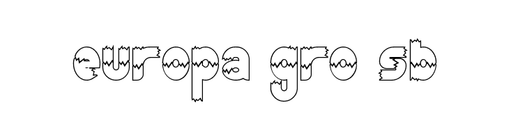 Broken Trunk Demo Outline  Free Fonts Download