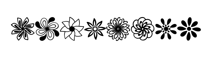 Flowery  Free Fonts Download