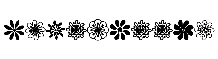 Flowery  Free Fonts Download