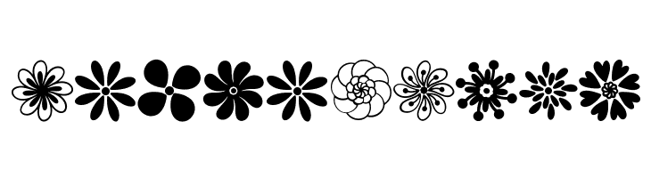 Flowery  Free Fonts Download