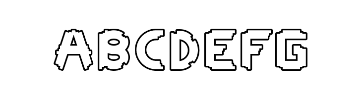 Head Kick Demo Outline  Free Fonts Download