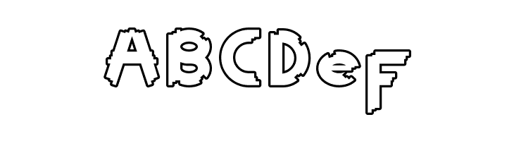 Head Kick Demo Outline  Free Fonts Download