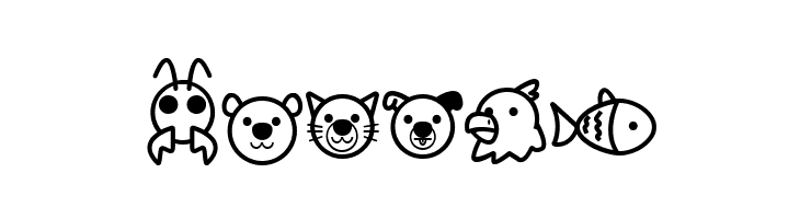 Animal Cute Icon  Free Fonts Download