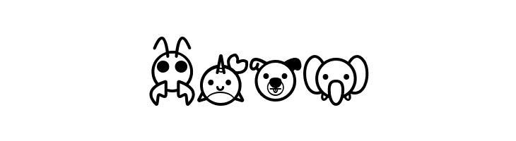 Animal Cute Icon  Free Fonts Download