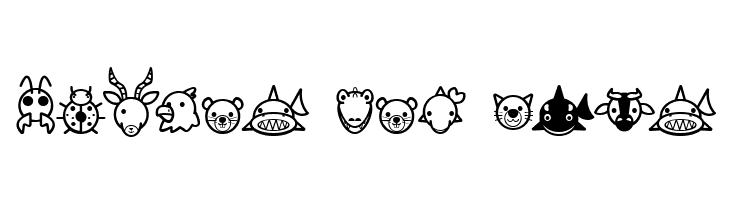 Animal Cute Icon  Free Fonts Download