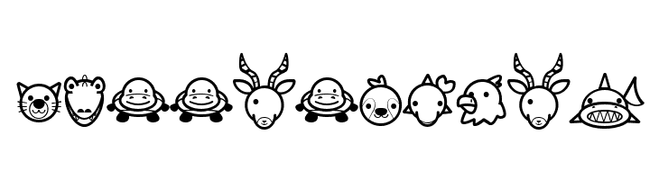 Animal Cute Icon  Free Fonts Download