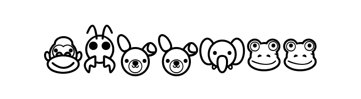 Animal Cute Icon  Free Fonts Download