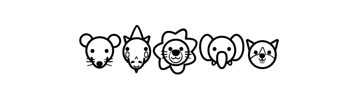Animal Cute Icon  Free Fonts Download