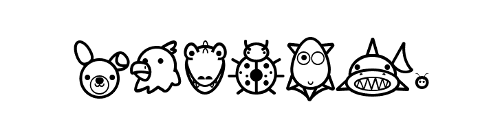 Animal Cute Icon  Free Fonts Download