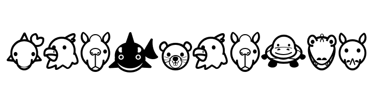 Animal Cute Icon  Free Fonts Download