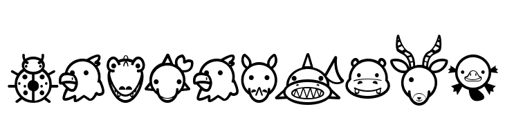 Animal Cute Icon  Free Fonts Download