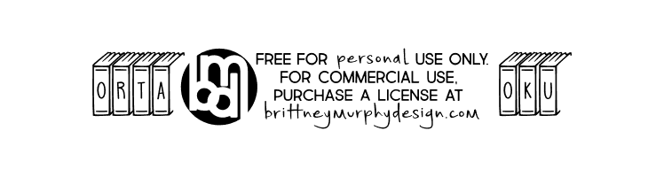 (Book+Ends)  Free Fonts Download