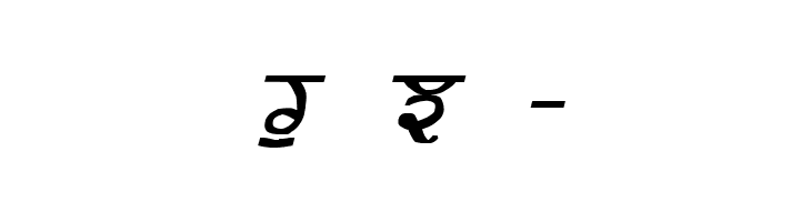 GurmukhiLys 030 Bold Italic  Free Fonts Download