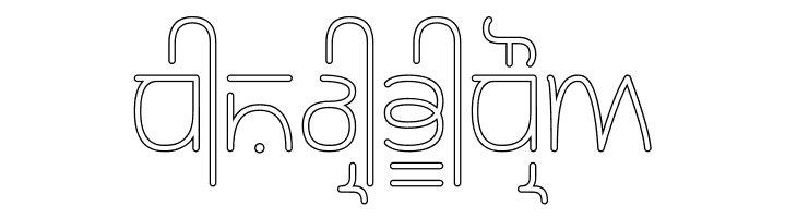 Rupe Outline Book  Free Fonts Download