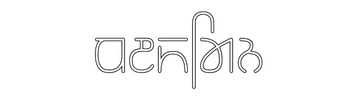 Rupe Outline Book  Free Fonts Download