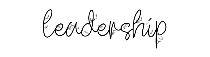 Creative Leaves  Free Fonts Download