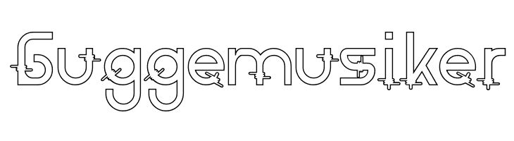 Rounded Barbed Demo Outline  Free Fonts Download