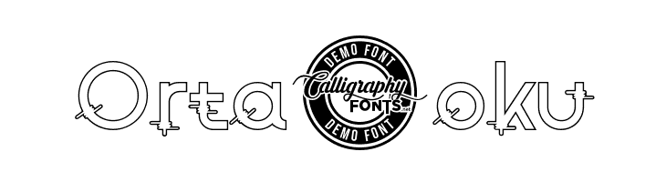 Rounded Barbed Demo Outline  Free Fonts Download