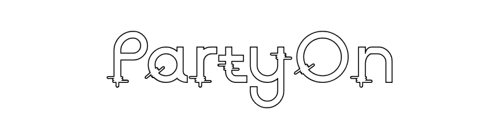 Rounded Barbed Demo Outline  Free Fonts Download