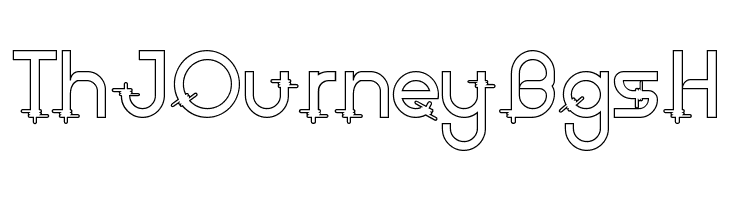 Rounded Barbed Demo Outline  Free Fonts Download
