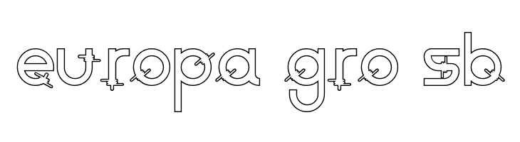 Rounded Barbed Demo Outline  Free Fonts Download