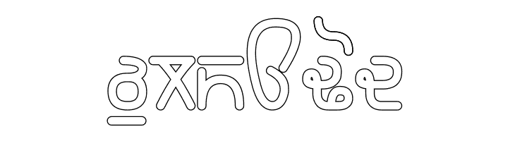 Rupe Outline Black  Free Fonts Download