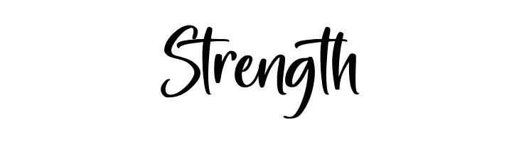 Strength Astral Sisters Font