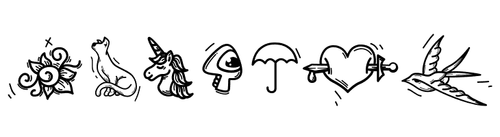 SunsetDingbats  Free Fonts Download