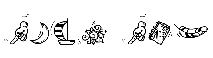 SunsetDingbats  Free Fonts Download