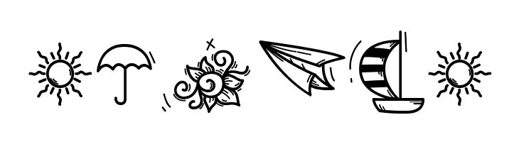 SunsetDingbats  Free Fonts Download